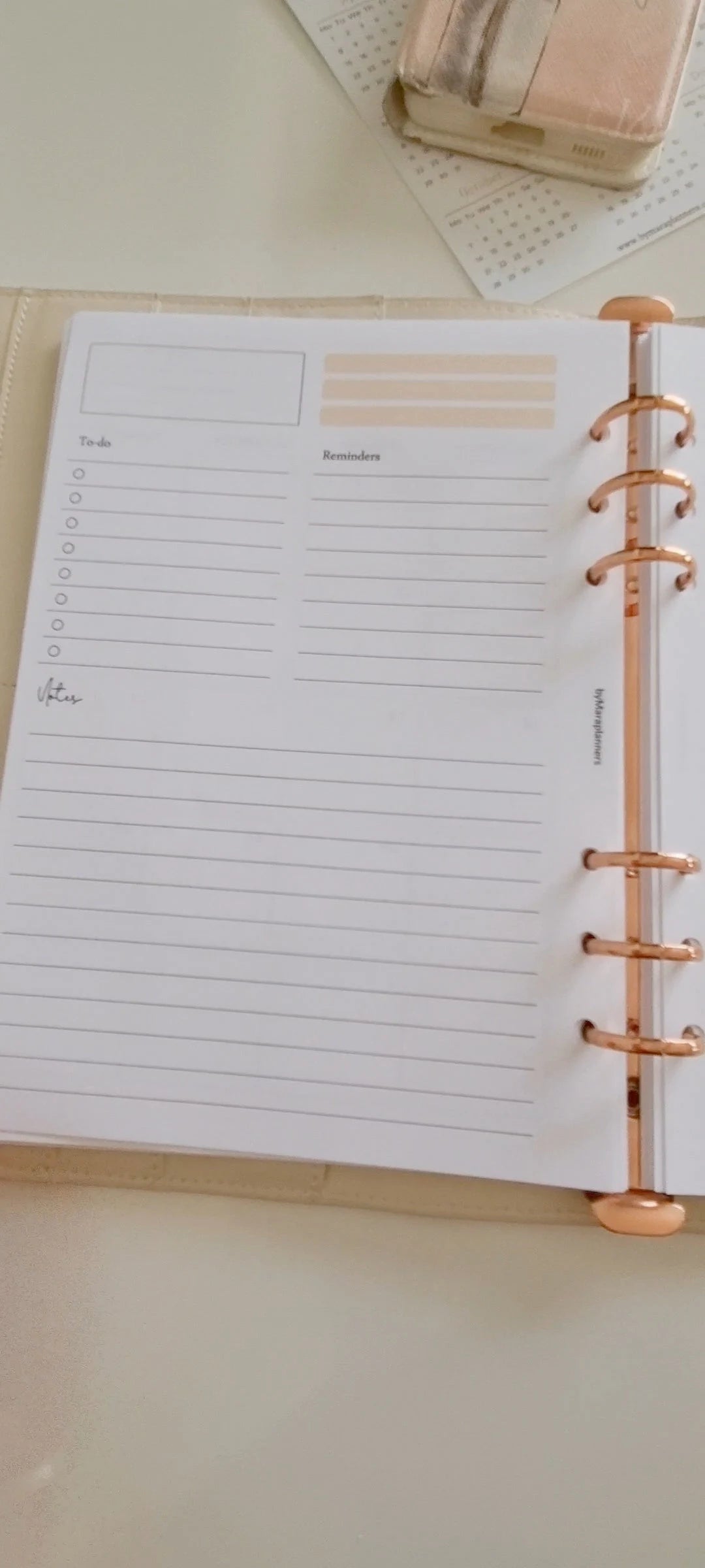 2025 Month on Two pages | Planner inserts | A5