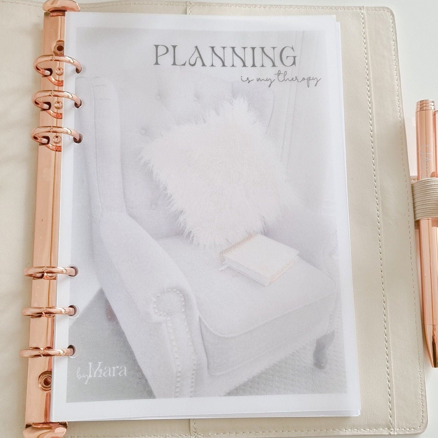 Vellum Dashboard| Planning is my Therapy| A5
