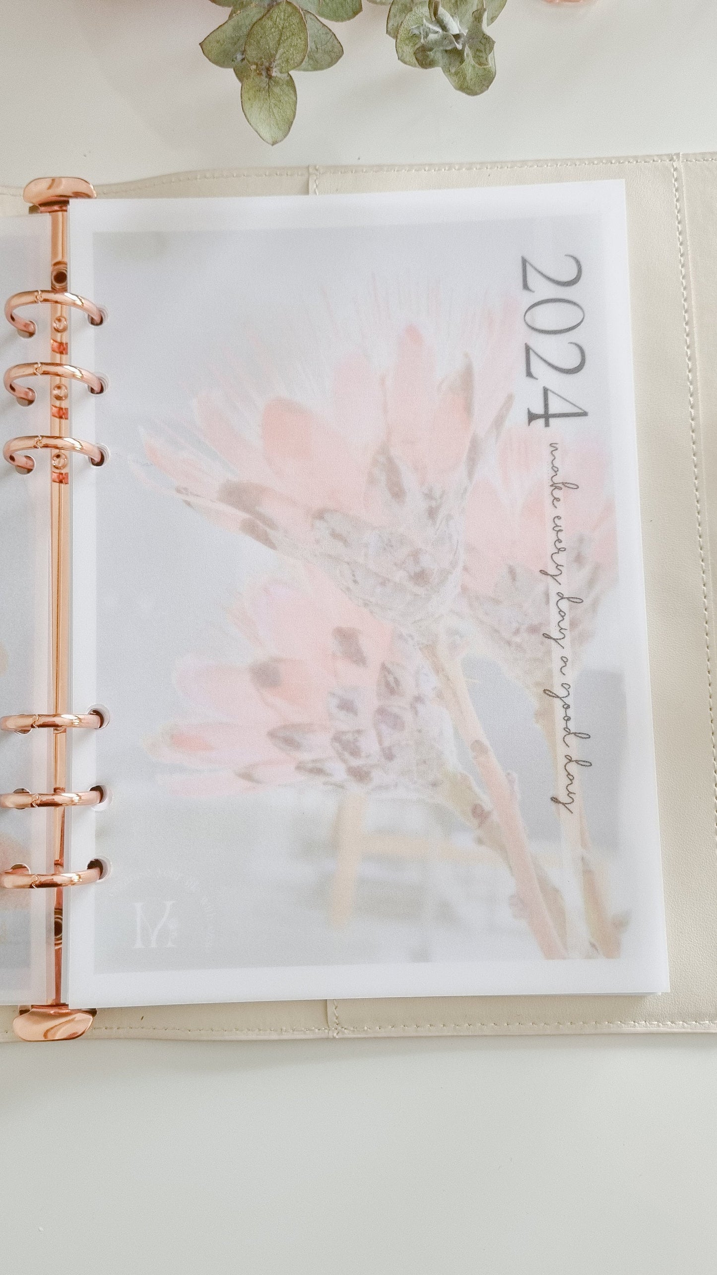 Vellum Dashboard | 2024 Make everyday a good day | A5
