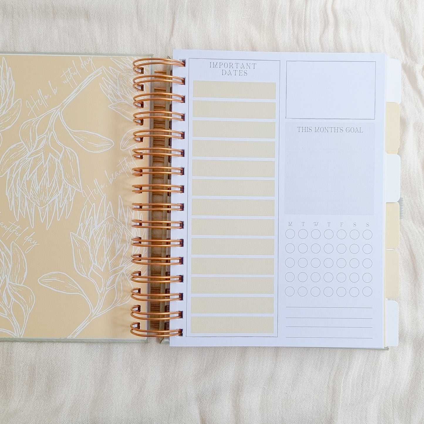 Undated Weekly Planner
