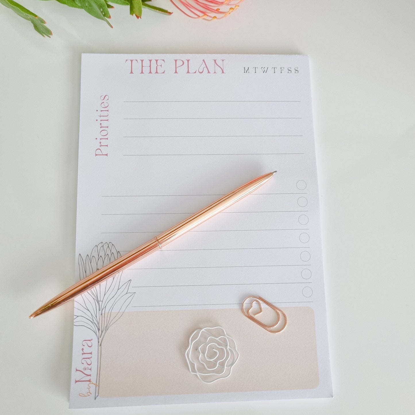 A5 The Plan notepad