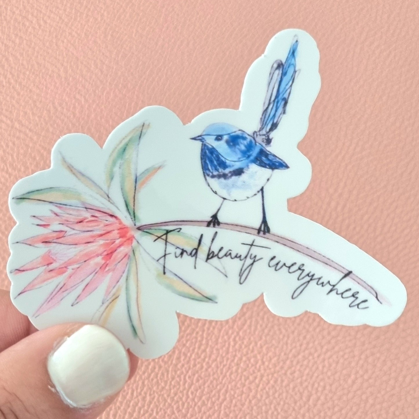 Blue Ren Affirmation Sticker