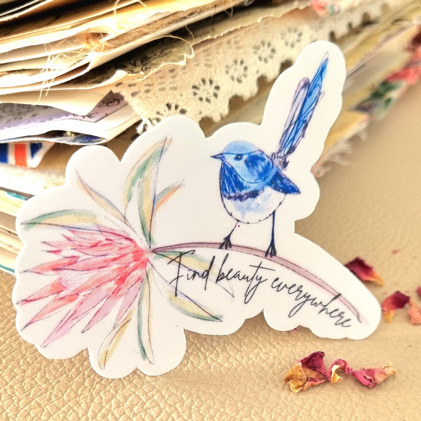 Blue Ren Affirmation Sticker