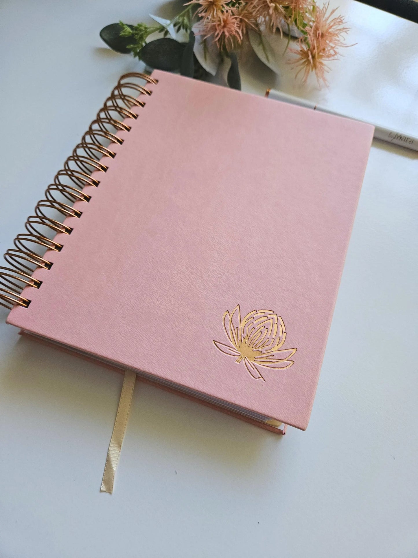 Pink A5 Undated Planner