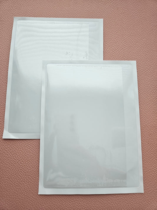 A6 Clear Adhesive pockets