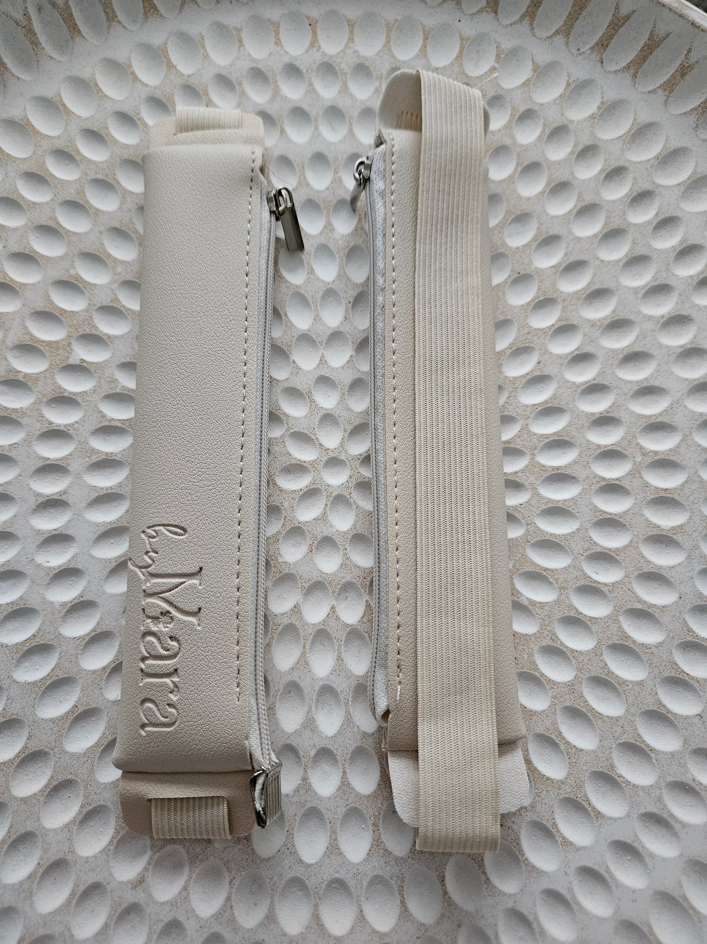 Elastic Pen Case - Cream