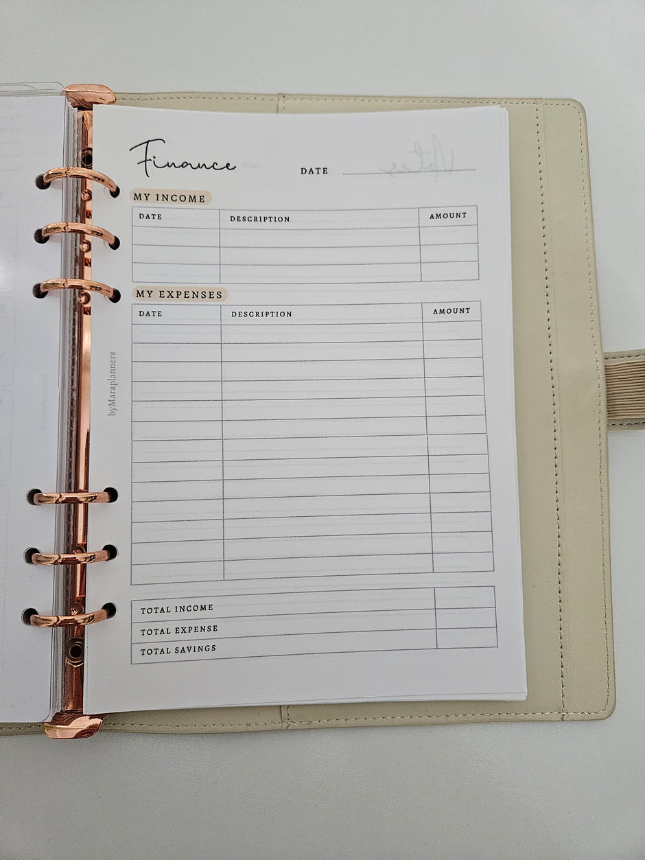 A5 Inserts – bymaraplanners
