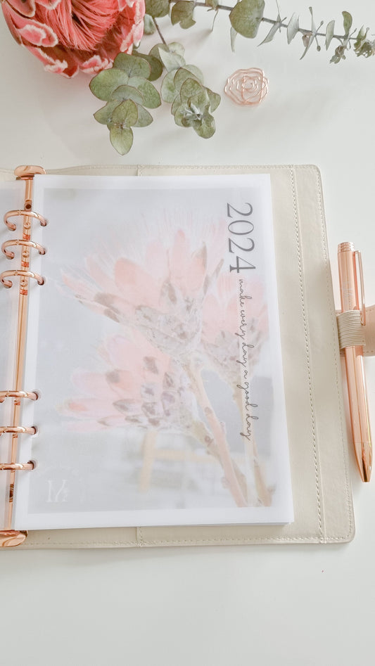 Vellum Dashboard | 2024 Make everyday a good day | A5