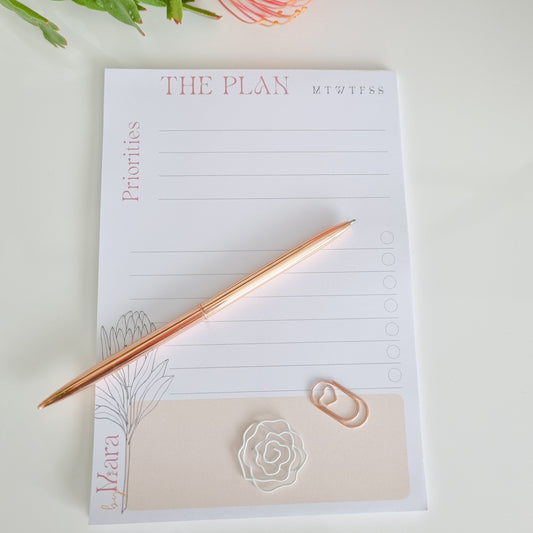 A5 The Plan notepad